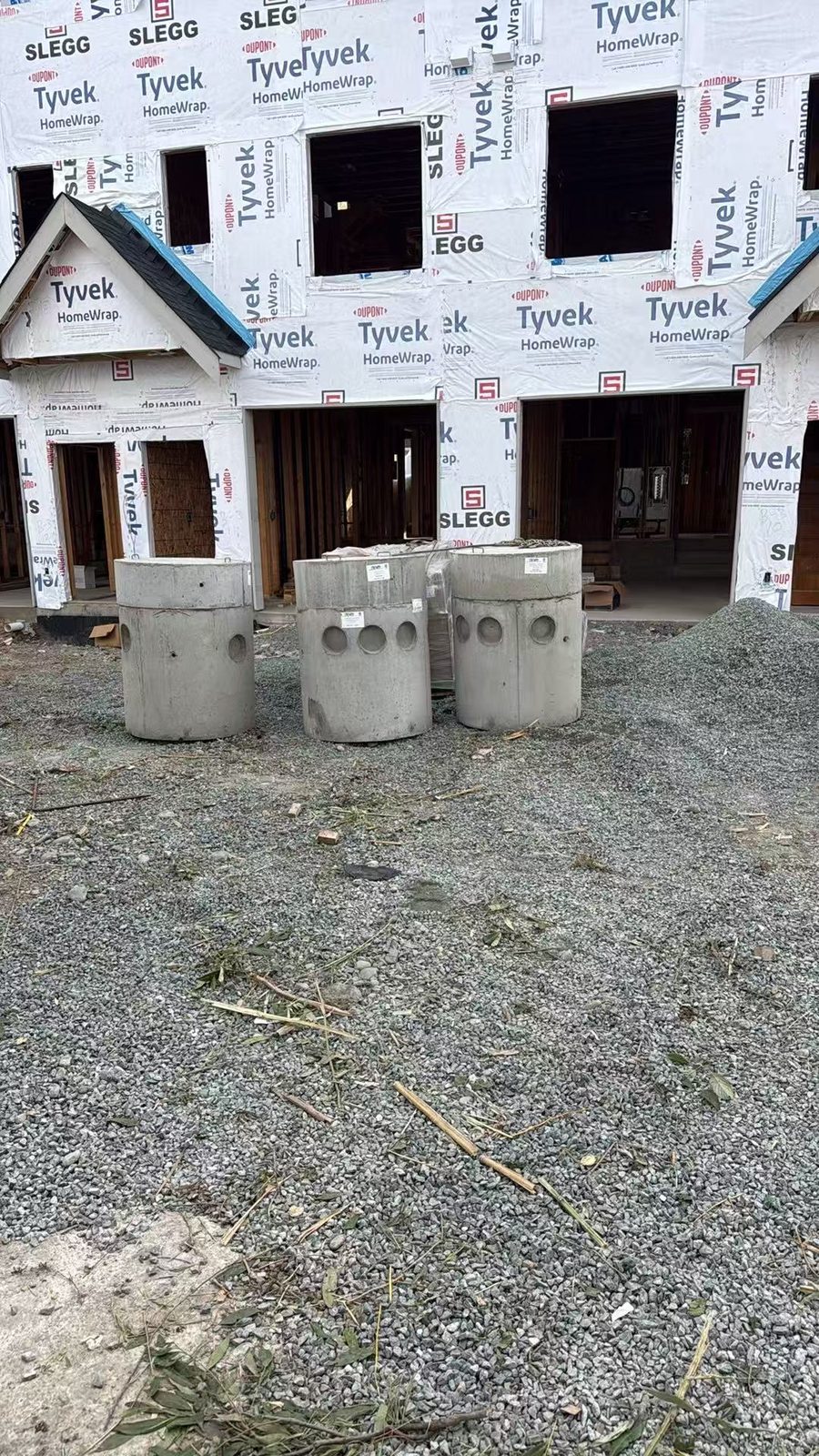 Festubert Street structural framing progress photo 18