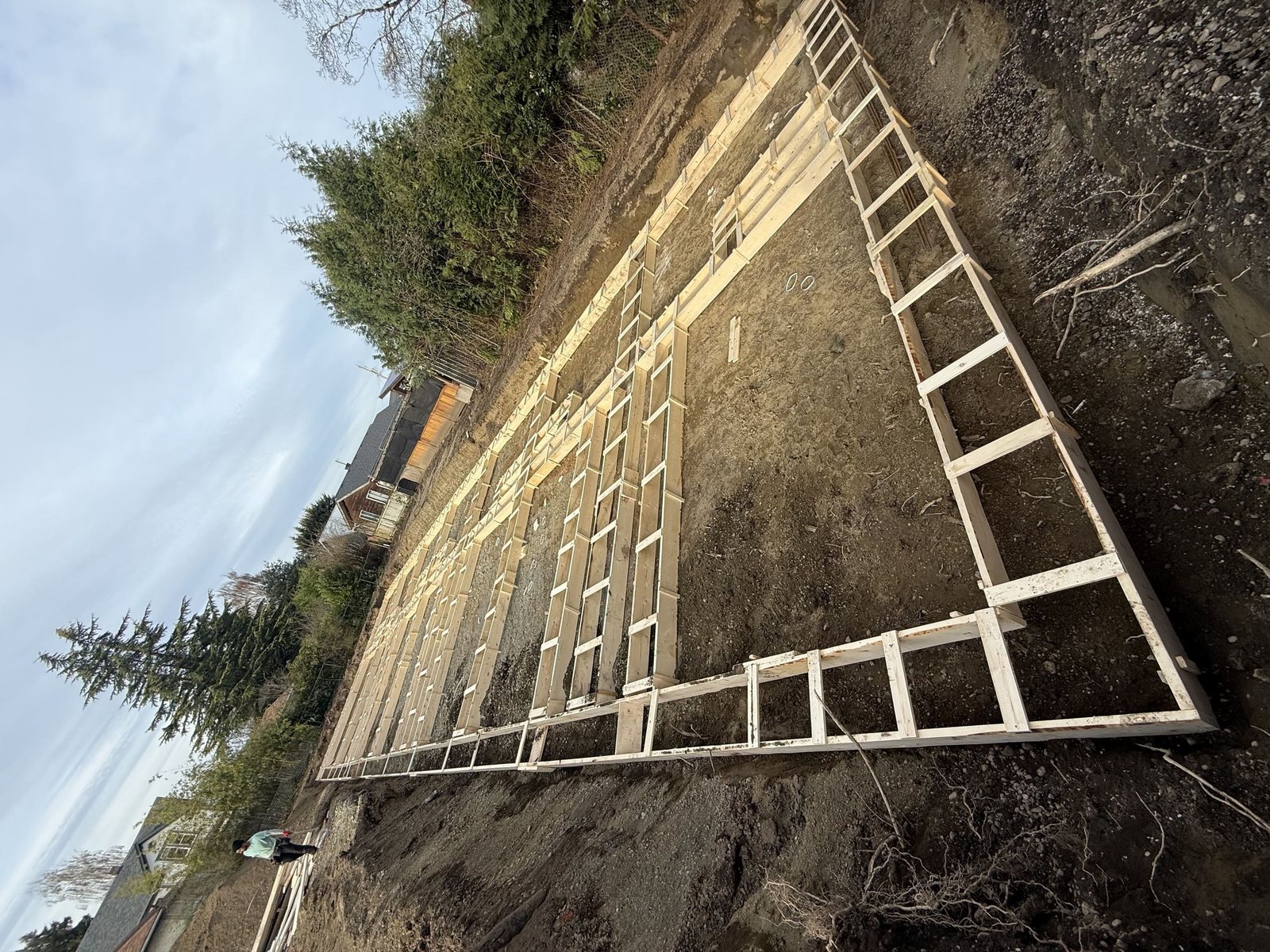 Demolition and foundation work, view 8